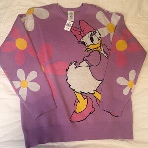 Disney Purple Sweater with Daisy Duck Design